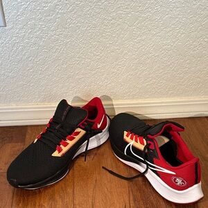 Nike Air Pegasus Black and Red 49er Athletic Shoes